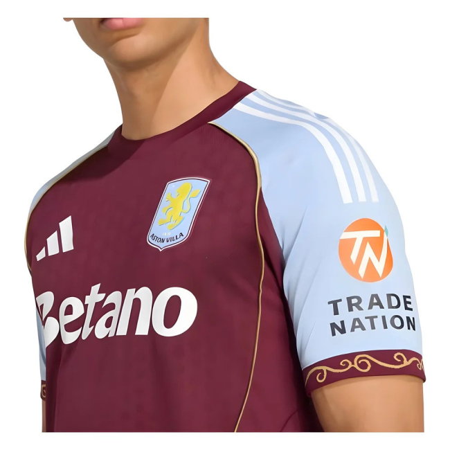 2025-2026 Aston Villa Authentic Home Shirt (Rogers 27)-SoccerKits Hub | Buy Soccer Jerseys Online